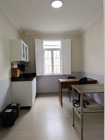 Infraestrutura da Aumivet - sala de procedimentos